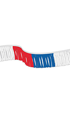 Red/Blue/White Fiesta Pennant