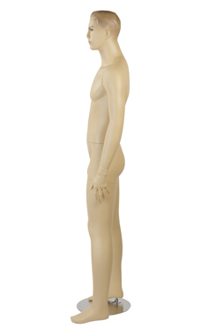 Full Sized Fiberglass Mannequin with Hair - Male