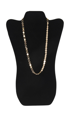 Black Velvet Padded Necklace Display Easels