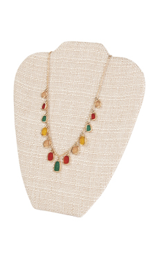 Linen Necklace Display Easel