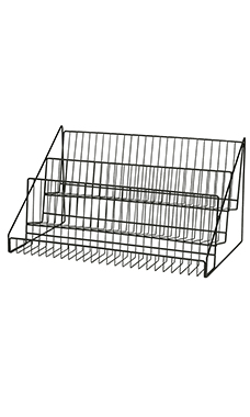 Made to Order Silver Vein 3-Tier Wire Countertop Rack