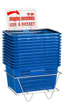 Set of 12 Shopping Baskets