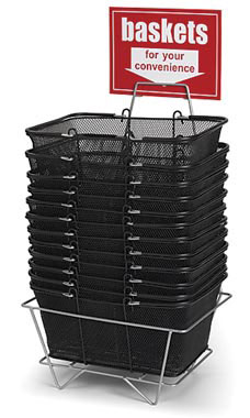 Black Metal Wire Baskets