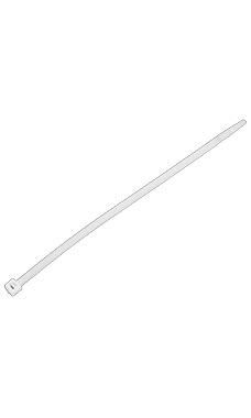 Plastic Security Tie- Natural