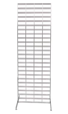Wire Slatgrid Stand - Chrome