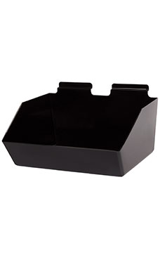 12 x 5 ½  x 9 ½ inch Black Plastic Dump Bin