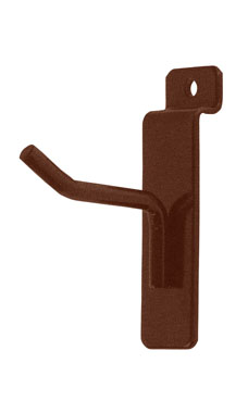Made to Order 2" Slatwall Peg Hook - Fine Textured Rustic Copper