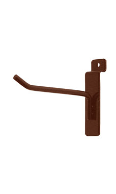 Made to Order 4" Slatwall Peg Hook - Fine Textured Rustic Copper