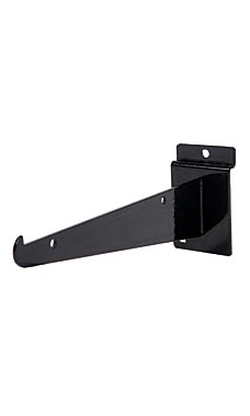 8" Slatwall Shelf Brackets- Black
