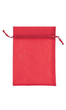 Red Organza Bags 5" X 7"