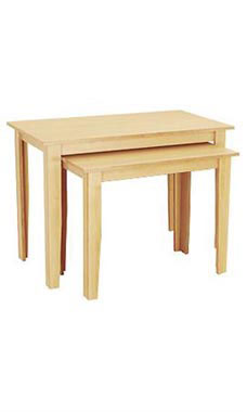 Maple Nesting Melamine Tables