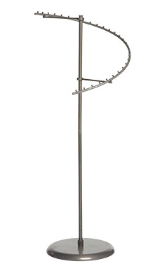 Boutique Raw Steel Spiral Rack Boutique Raw Steel Spiral Rack