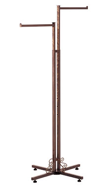 2-Way Cobblestone Straight Arm Boutique Racks
