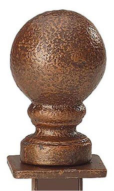 Boutique Square Cobblestone Ball Finials