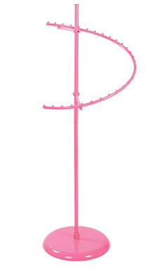 Hot Pink 29-Ball Clothing Rack