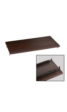Boutique Vintage 24 inch Dark Walnut Shelf for Outrigger