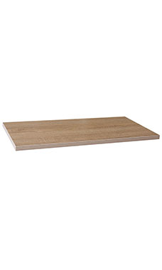 Boutique 12 x 24 inch Caramel Oak Melamine Shelf