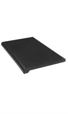 13' x 24' Injection Molded Bullnose Shelves- Black