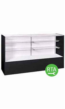 70" Full Vision Black Display Cases