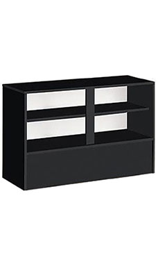 6' Black Service Counters