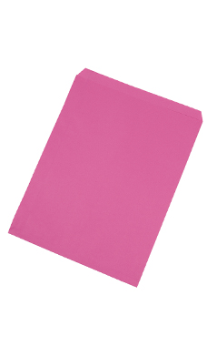 Large - Magenta Paper Merchandise Bags - Case of 500