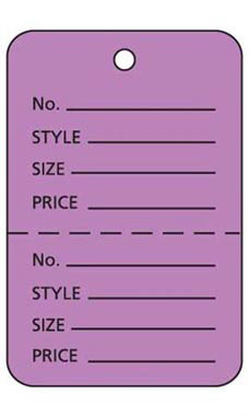 Lavender Unstrung Large Coupon Price Tag