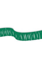 Green 60 foot Metallic Fringe Pennant