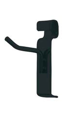 2 inch Black Peg Hook for Wire Grid