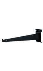 14 inch Black Metal Shelf Brackets for Wire Grid