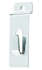 Chrome Notch Hook for Slatwall