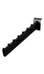 Black 7-Cube Dimensional Waterfall for Slatwall