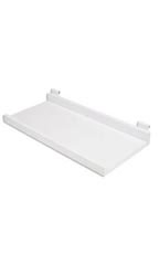 White Melamine Shelf Kit for Wire Grid