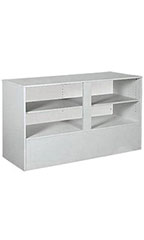 70 inch Gray Service Counter Ready to Assemble
